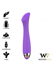 WOMANVIBE - VIBRATORE RICARICABILE IN SILICONE PUNTO "K" MANDY