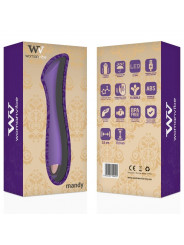 WOMANVIBE - VIBRATORE RICARICABILE IN SILICONE PUNTO "K" MANDY