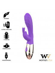 WOMANVIBE - VIBRATORE VIORA RICARICABILE IN SILICONE