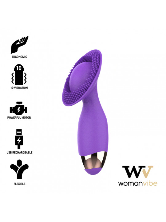 WOMANVIBE - STIMOLATORE PER CUCCIOLI IN SILICONE RICARICABILE