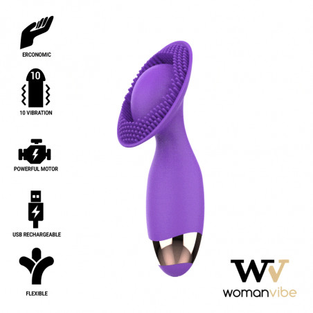 WOMANVIBE - STIMOLATORE PER CUCCIOLI IN SILICONE RICARICABILE